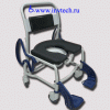 Кресло- стул с санитарным оснащением для крупногабаритных людей подлокотники откидываются