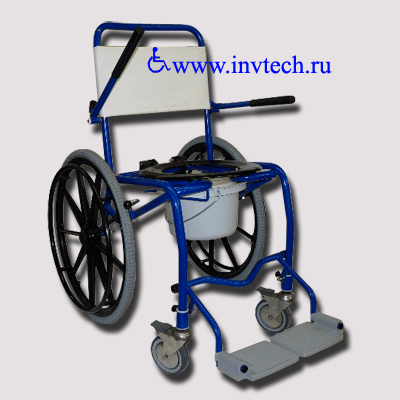 Инвалидный кресло - стул с санитарным оснащением "Линидо" -21.38.