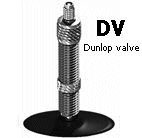 Традиционный велосипедный вентиль - Dunlop valve (DV)